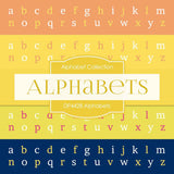 Alphabets Digital Paper DP4428 - Digital Paper Shop