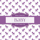 Baby Girl Digital Paper DP4317 - Digital Paper Shop - 2