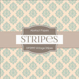 Vintage Stripes Digital Paper DP2999 - Digital Paper Shop