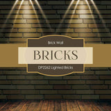 Lighted Bricks Digital Paper DP2262 - Digital Paper Shop