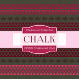 Chalkboard Tribal Digital Paper DP2022 - Digital Paper Shop