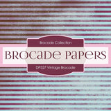 Vintage Brocade Digital Paper DP527 - Digital Paper Shop