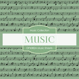 Music Sheets Digital Paper DP4382A - Digital Paper Shop