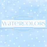 Watercolor Stars Digital Paper DP4389B - Digital Paper Shop