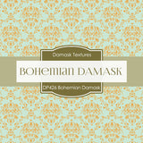 Bohemian Damask Digital Paper DP426 - Digital Paper Shop