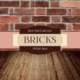 Brick Backgrounds Digital Paper DP2261A - Digital Paper Shop