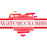Watercolours Hearts Textures Digital Paper DP2444 - Digital Paper Shop