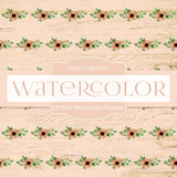 Watercolor Flowers Digital Paper DP3829 - Digital Paper Shop - 2
