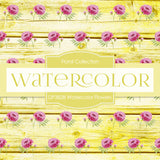 Watercolor Flowers Digital Paper DP3828 - Digital Paper Shop - 4