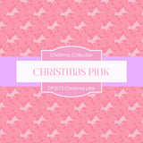 Christmas Pink Digital Paper DP2073 - Digital Paper Shop