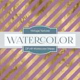 Watercolor Stripes Digital Paper DP149 - Digital Paper Shop