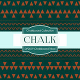 Chalkboard Tribal Digital Paper DP2019 - Digital Paper Shop