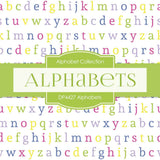 Alphabets Digital Paper DP4427 - Digital Paper Shop