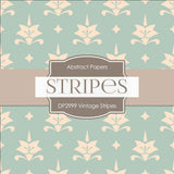 Vintage Stripes Digital Paper DP2999 - Digital Paper Shop