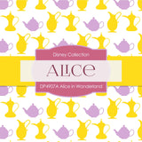 Alice In Wonderland Digital Paper DP4907A - Digital Paper Shop