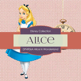 Alice In Wonderland Digital Paper DP4906A - Digital Paper Shop