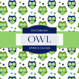 Owl Girls Digital Paper DP4961A - Digital Paper Shop