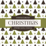 Gothic Christmas Digital Paper DP4948A - Digital Paper Shop