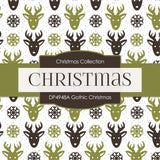 Gothic Christmas Digital Paper DP4948A - Digital Paper Shop