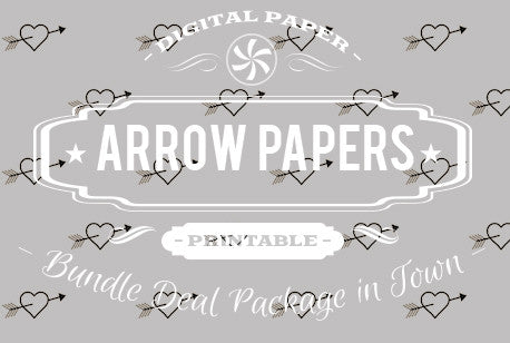 Digital Papers - Arrows Papers Bundle Deal - Digital Paper Shop