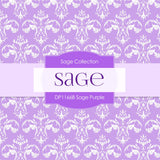 Sage Purple Digital Paper DP1166B - Digital Paper Shop