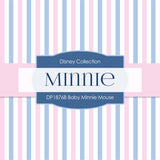 Baby Minnie Mouse Digital Paper DP1876B - Digital Paper Shop