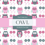 Owl Girls Digital Paper DP4961B - Digital Paper Shop