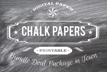 Digital Papers - Chalkboard Papers Bundle Deal - Digital Paper Shop