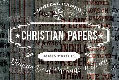 Digital Papers - Christian Papers Bundle Deal - Digital Paper Shop