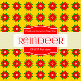 Reindeer Digital Paper DP6137 - Digital Paper Shop