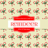 Reindeer Digital Paper DP6137 - Digital Paper Shop
