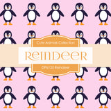 Reindeer Digital Paper DP6136 - Digital Paper Shop
