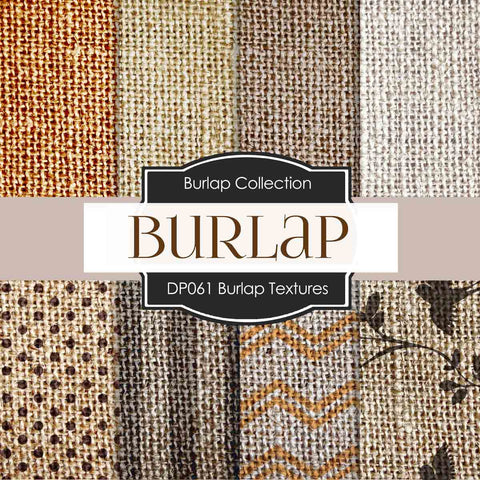Burlap Textures Digital Paper DP061 - Digital Paper Shop