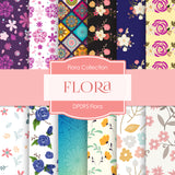 Flora Digital Paper DP095 - Digital Paper Shop