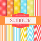 Summer Digital Paper DP1006 - Digital Paper Shop - 1