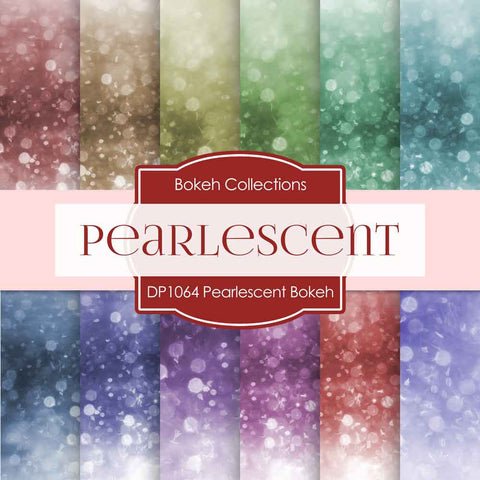 Pearlescent Bokeh Digital Paper DP1046 - Digital Paper Shop