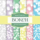 Pastel Bokeh Digital Paper DP1051 - Digital Paper Shop