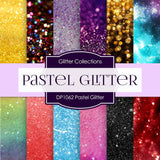 Pastel Glitter Digital Paper DP1062 - Digital Paper Shop
