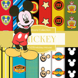 Mickey Mouse Digital Paper DP1078 - Digital Paper Shop