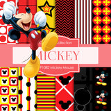 Mickey Mouse Digital Paper DP1082 - Digital Paper Shop