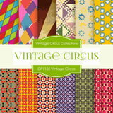 Vintage Circus Digital Paper DP1126 - Digital Paper Shop