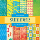 Summer Fun Digital Paper DP1145 - Digital Paper Shop