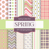 Spring Breeze Digital Paper DP1152 - Digital Paper Shop - 1