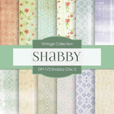 Shabby Chic Digital Paper DP1172 - Digital Paper Shop