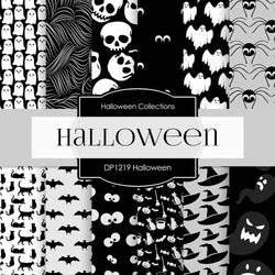 Halloween Digital Paper DP1219 - Digital Paper Shop