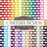 Curtain Beads Digital Paper DP126 - Digital Paper Shop
