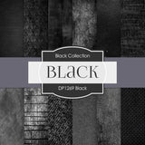 Black Digital Paper DP1269 - Digital Paper Shop