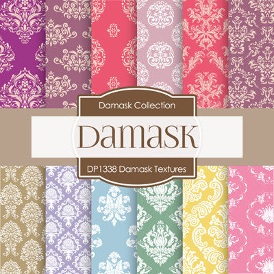 Damask Digital Paper DP1338 - Digital Paper Shop