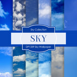 Sky Wallpaper Digital Paper DP1339 - Digital Paper Shop