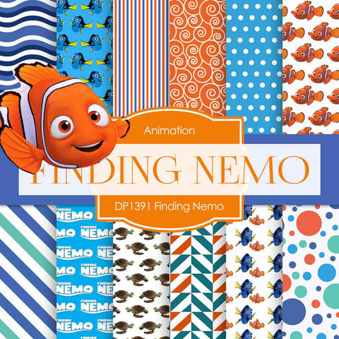 Finding Nemo Digital Paper DP1353 - Digital Paper Shop